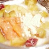 柿ジャムのさつま芋ヨーグルト